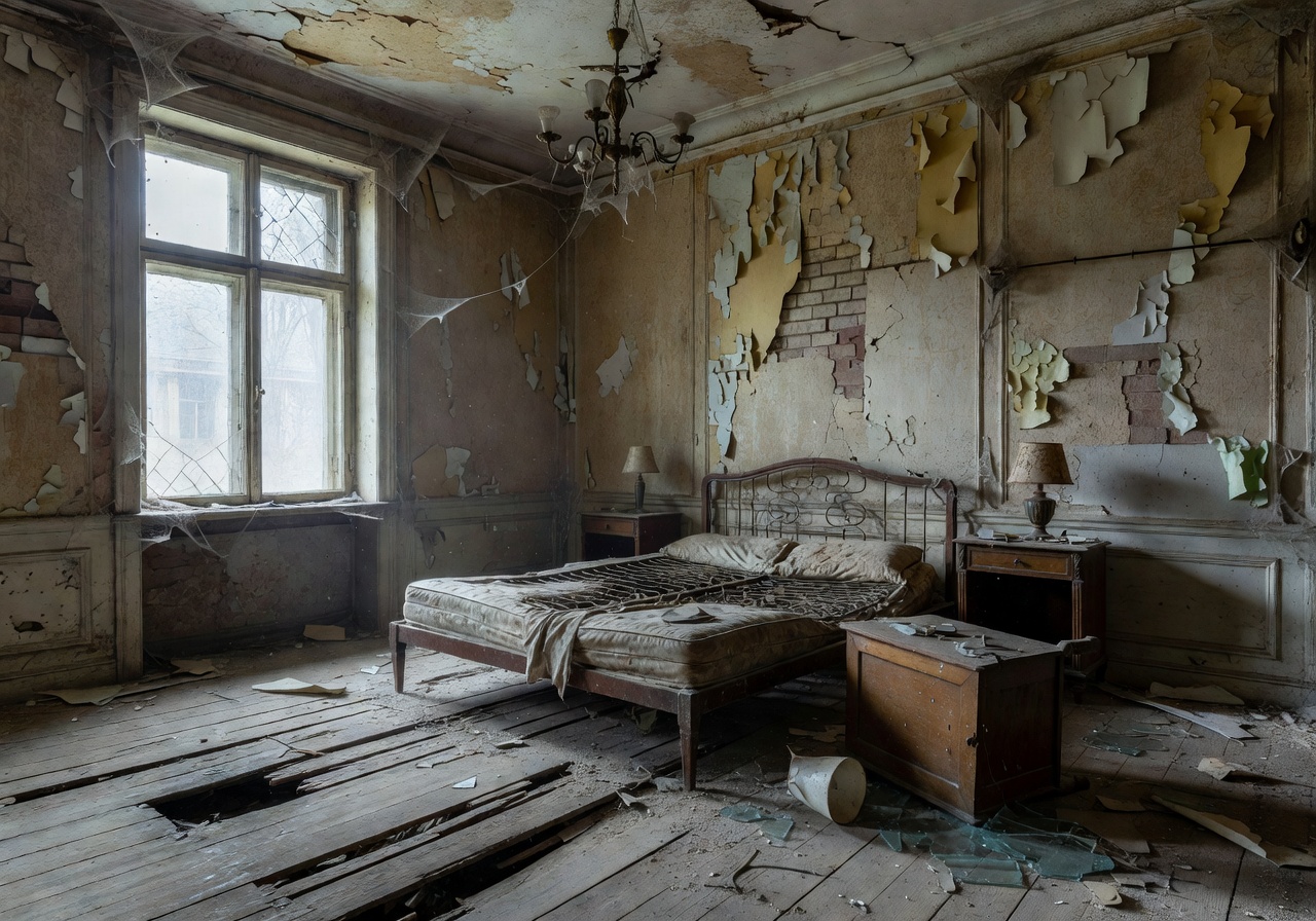 Hotel Vaakuna urban decay interior